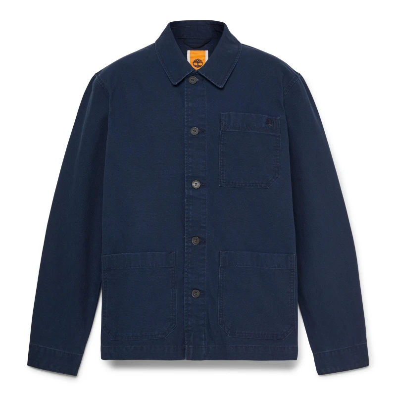 Image of Timberland Mens Kempshire Canvas Field Jacket Dark Sapphire male S