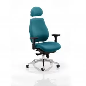 Image of Chiro Plus Headrest Bespoke Colour Teal KCUP0199