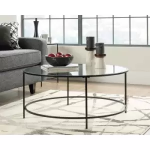 Image of Teknik Office Hampstead Park Grand Walnut Round Coffee Table, none