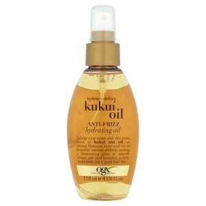 Image of OGX Kukui Oil Anti-Frizz Hydrating Oil 118ml