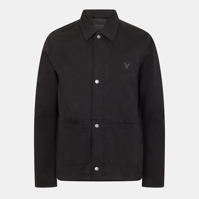 Image of Lyle and Scott Panelled Jacket - Black XS