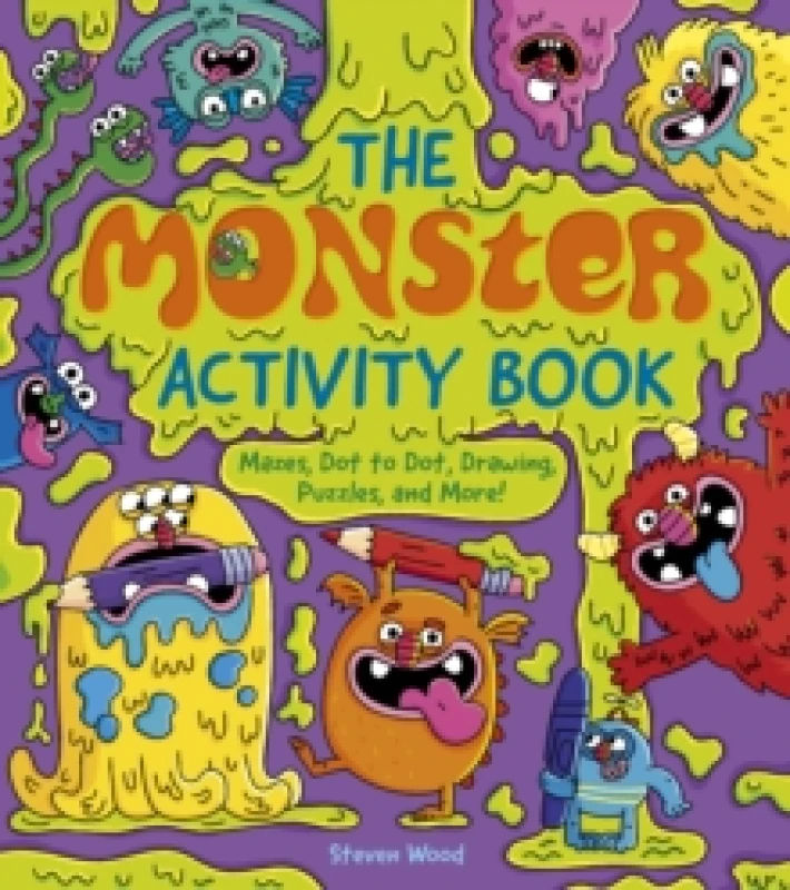 Image of The Monster Activity Book : Mazes, Dot to Dot, Drawing, Puzzles, and More! Paperback / softback