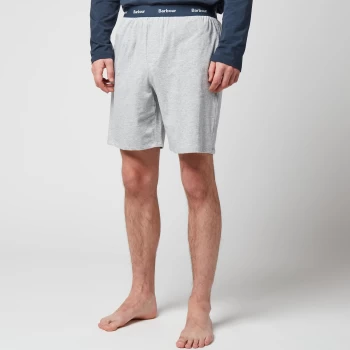 Image of Barbour Lounge Mens Abbott Shorts - Light Grey Marl - M