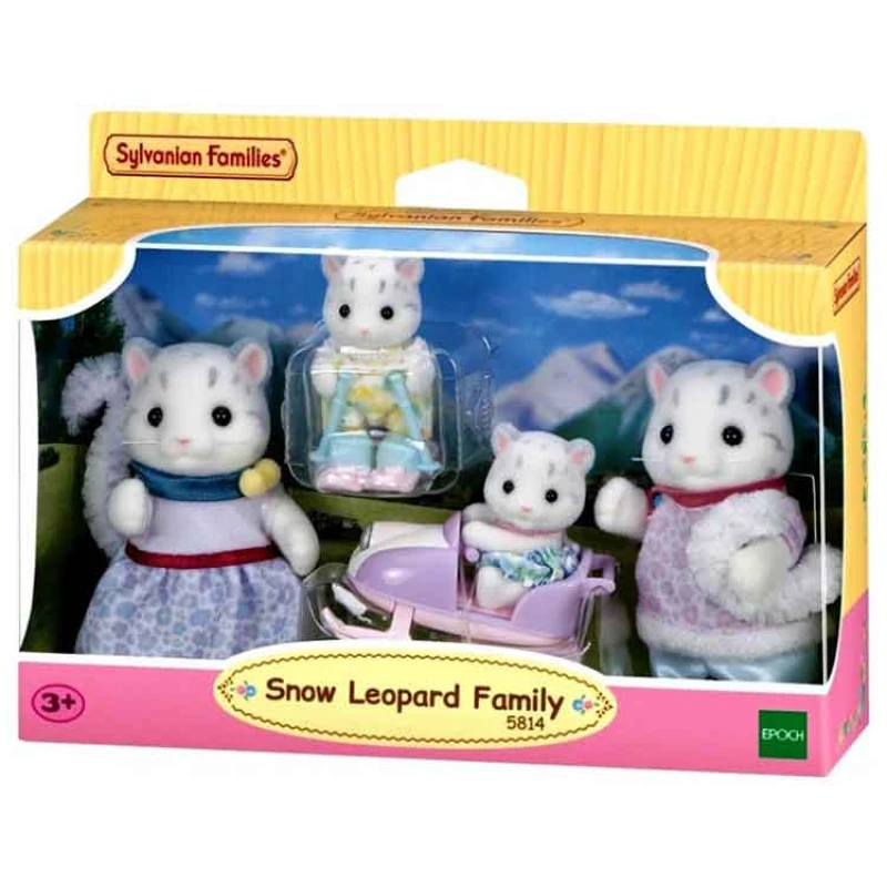 Image of Sylvanian Families - 5814 Snow Leopard Family - Dollhouse speelsets