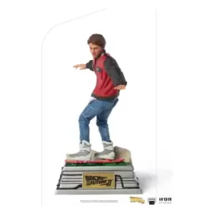 Image of Back to the Future II Art Scale Statue 1/10 Marty McFly on Hoverboard 22 cm