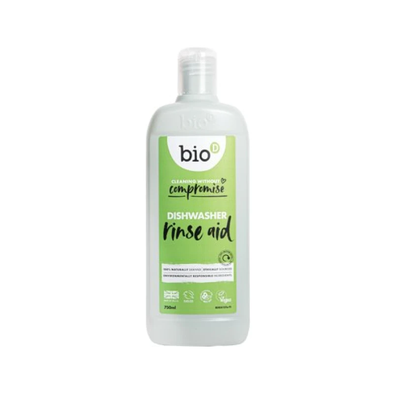 Image of Bio-D Dishwasher Rinse Aid 750ml (12 Pack) BDRA127a