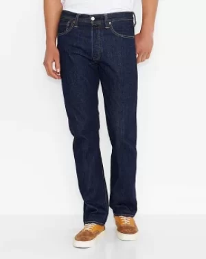 Image of Levis 501 Dark Stonewash Jean 32 In