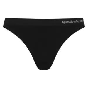 Image of Reebok 3 Pack Kal Thongs Ladies - Black
