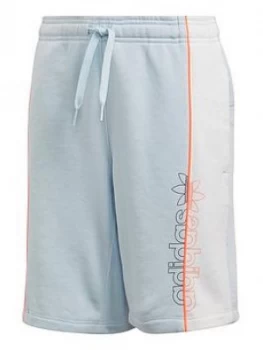 Image of Adidas Originals Childrens Shorts - Light Blue
