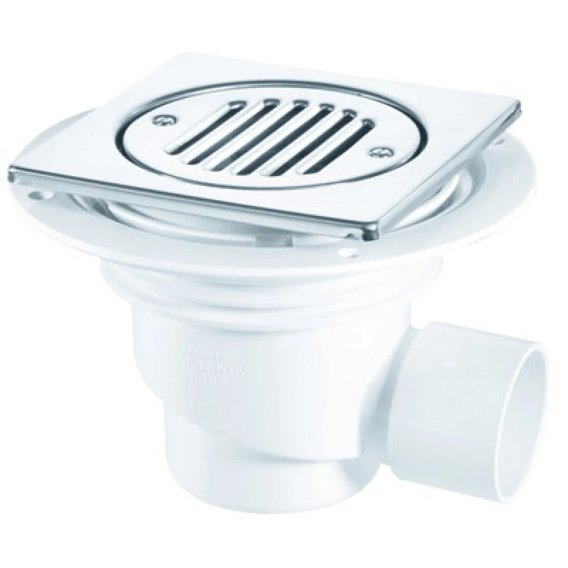 Image of McAlpine Stainless Steel Square Shower Gully 50mm X 130mm Tsg1T6Ss