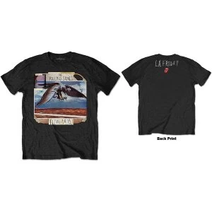 Image of The Rolling Stones - LA Friday Unisex Medium T-Shirt - Black