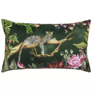 Image of Leopard Rectangular Outdoor Cushion Forest