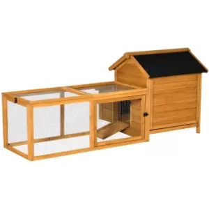 Image of Pawhut Wooden Chicken Coop Hen House w/ Removable Tray