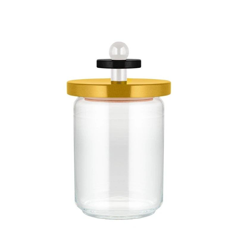 Image of Alessi Jar 75 with Beechwood Lid