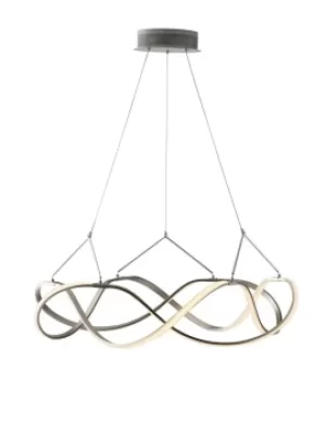 Image of Flight Integrated LED Ceiling Pendant, Nickel, 4000K