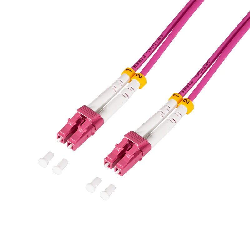 Image of LogiLink FC4LC02 InfiniBand/fibre optic cable 2m 2x LC Pink
