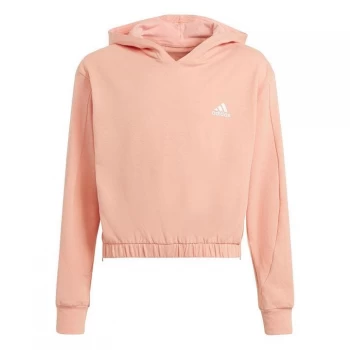Image of adidas Warm Up Dance Move Comfort Hoodie Junior Girls - Blush/White