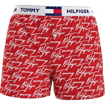 Image of Tommy Bodywear 85 Woven Shorts - Primary Red