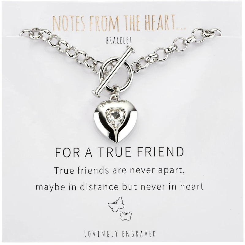 Image of Espree NFTH FOR A TRUE FRIEND Bracelet Silver unisex One Size