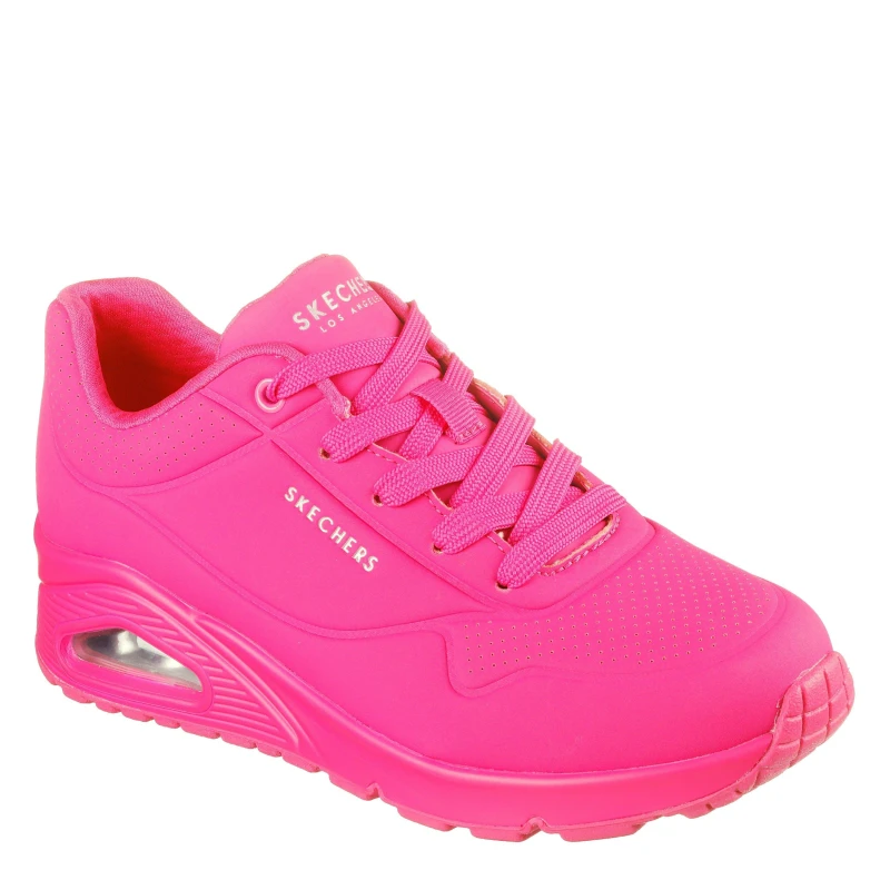 Image of Skechers UNO Stand On Air Trainers Womens Hot Pink female 3 (36)