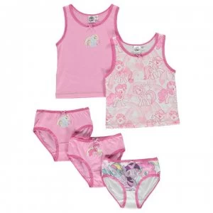 Image of Character 5 Pack Vest and Brief Set Infant - My Little Pony