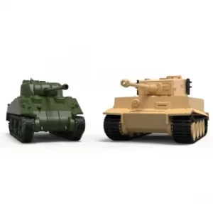 Image of Airfix Classic Conflict Tiger 1/Sherman Firefly Model Kit
