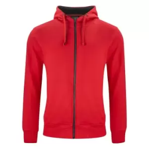Image of Clique Mens Classic Full Zip Hoodie (XXL) (Red)