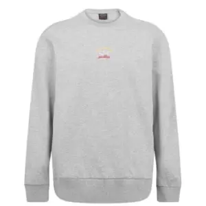 Image of Paul And Shark Mid Chest Crew Sweatshirt - Grey