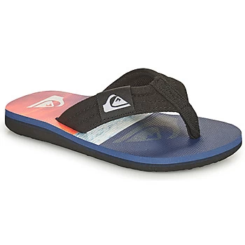 Image of Quiksilver MOLOKAI LAYBACK YOUTH boys's Childrens Flip flops / Sandals in Blue kid,4,4.5,5,10 kid,11 kid,11.5 kid,13 kid,1 kid,2 kid,2.5 kid