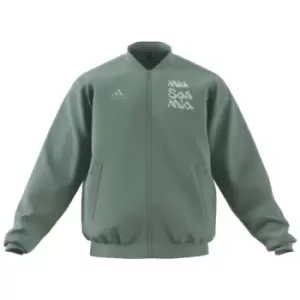 Image of 2022-2023 Bayern Munich Chinese Story Padded Jacket (Silver Green)