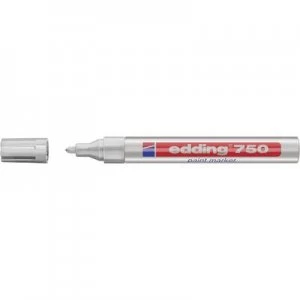 Image of Edding 4-750054 edding 750 Paint marker Paint marker Silver 2 mm, 4mm /pack