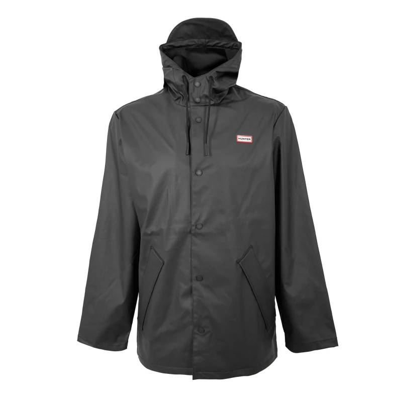 Image of Hunter Womens Jo OTB Rain Anorak Black female 8 (XS)