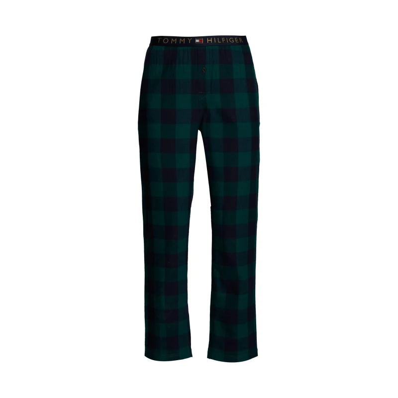 Image of Tommy Hilfiger flannel pyjama trousers - Green Green S
