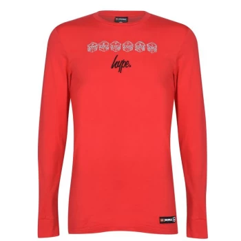 Image of Hype x LEGO Ninjago Long Sleeve T Shirt - Red/White
