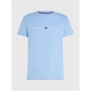 Image of Tommy Hilfiger Bt-Tommy Logo Tee-B - Blue