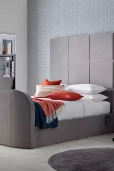Image of Somerton Grey Upholstered TV Bed Frame