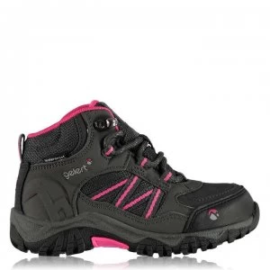 Image of Gelert Horizon Mid Waterproof Infants Walking Boots - Charcoal/Pink