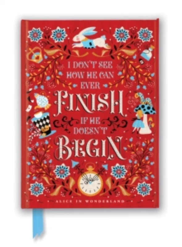 Image of Jenny Zemanek: Alice's Adventures in Wonderland (Foiled Journal) Notebook / blank book