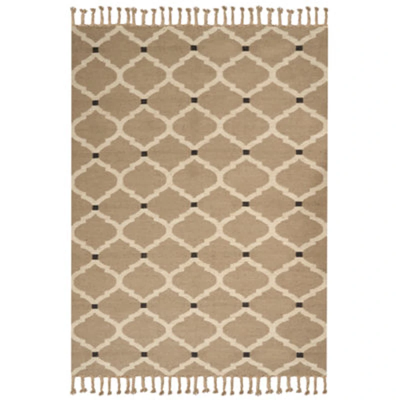 Image of Beliani Rug Orencik Beige 200 X 300 Cm Jute