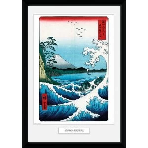 Image of Hiroshige The Sea At Satta 50 x 70 Collector Print