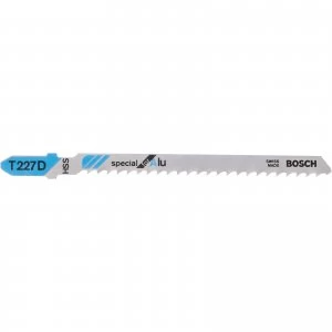 Image of Bosch T227 D Aluminium Cutting Jigsaw Blades Pack of 3