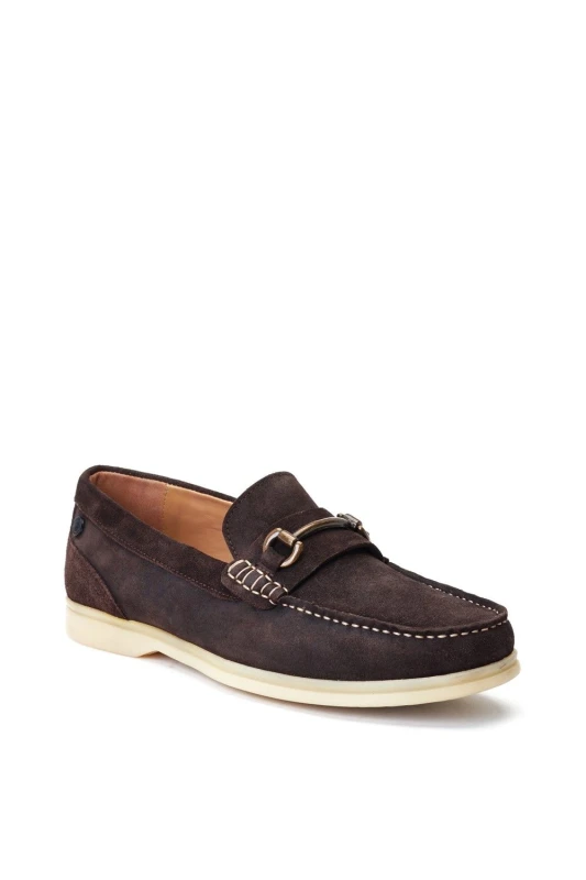 Image of Base London Base London Men Snapper Loafer in Brown Size: 9 Brown 9 Male 5038538365839