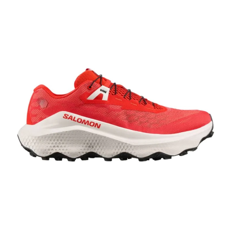 Image of Salomon Ultra Glide 4 Shoes Red White SS26, Size EU 42