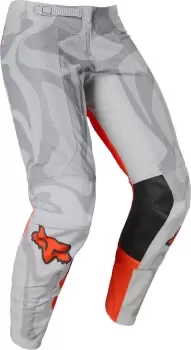 Image of FOX Airline Exo Motocross Pants, grey-orange, Size 28, grey-orange, Size 28