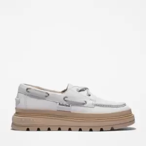 Image of Timberland Greenstride Ray City Boat Shoe For Her In White, Size 6