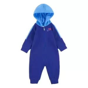 Image of Nike Hooded Coverall Bb99 - Blue