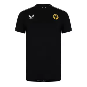 Image of Castore Wolverhampton Wanderers Travel T Shirt - Black