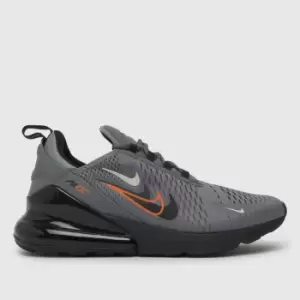 Image of Nike Air Max 270 Trainers In Grey & Black