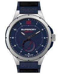 Image of Superdry Navy And Black 'Marksman Sport' Watch - SYG285U - multicoloured