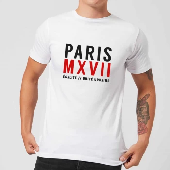 Image of Paris Unite Urbaine T-Shirt - White - 5XL